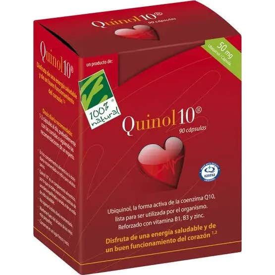 Quinol 100% naturel 10 90capsules de 50mg d'Ubiquinol