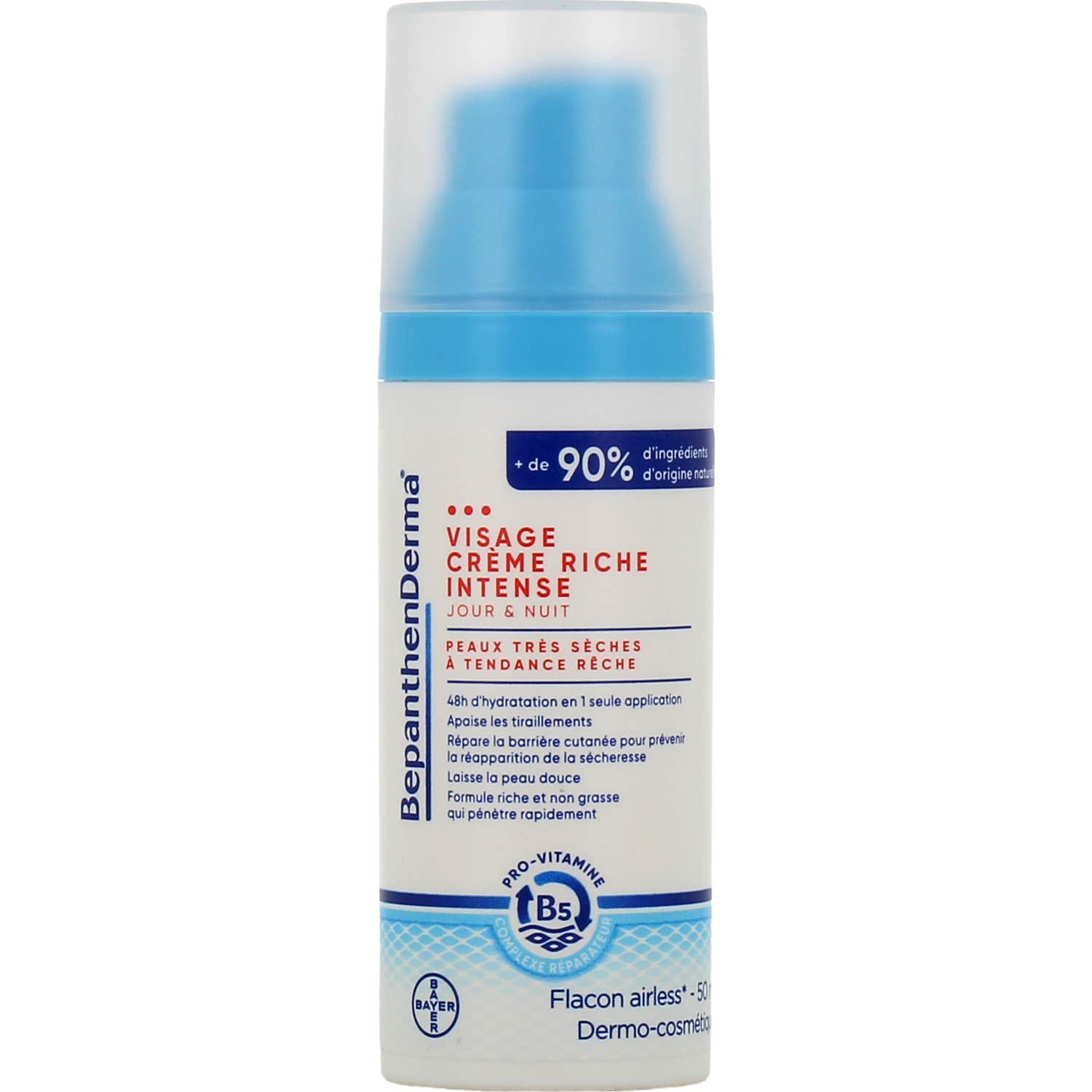 BepanthenDerma Visage Crème Riche Intense 50ml