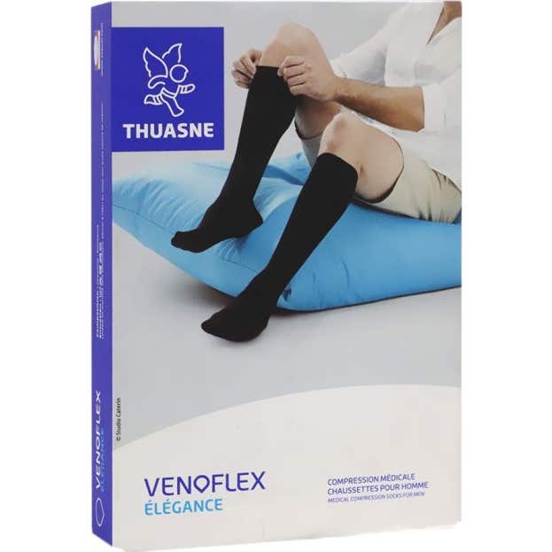Venoflex Eleg 2 Bas Cuis Ag M Cùt H Noir T3N