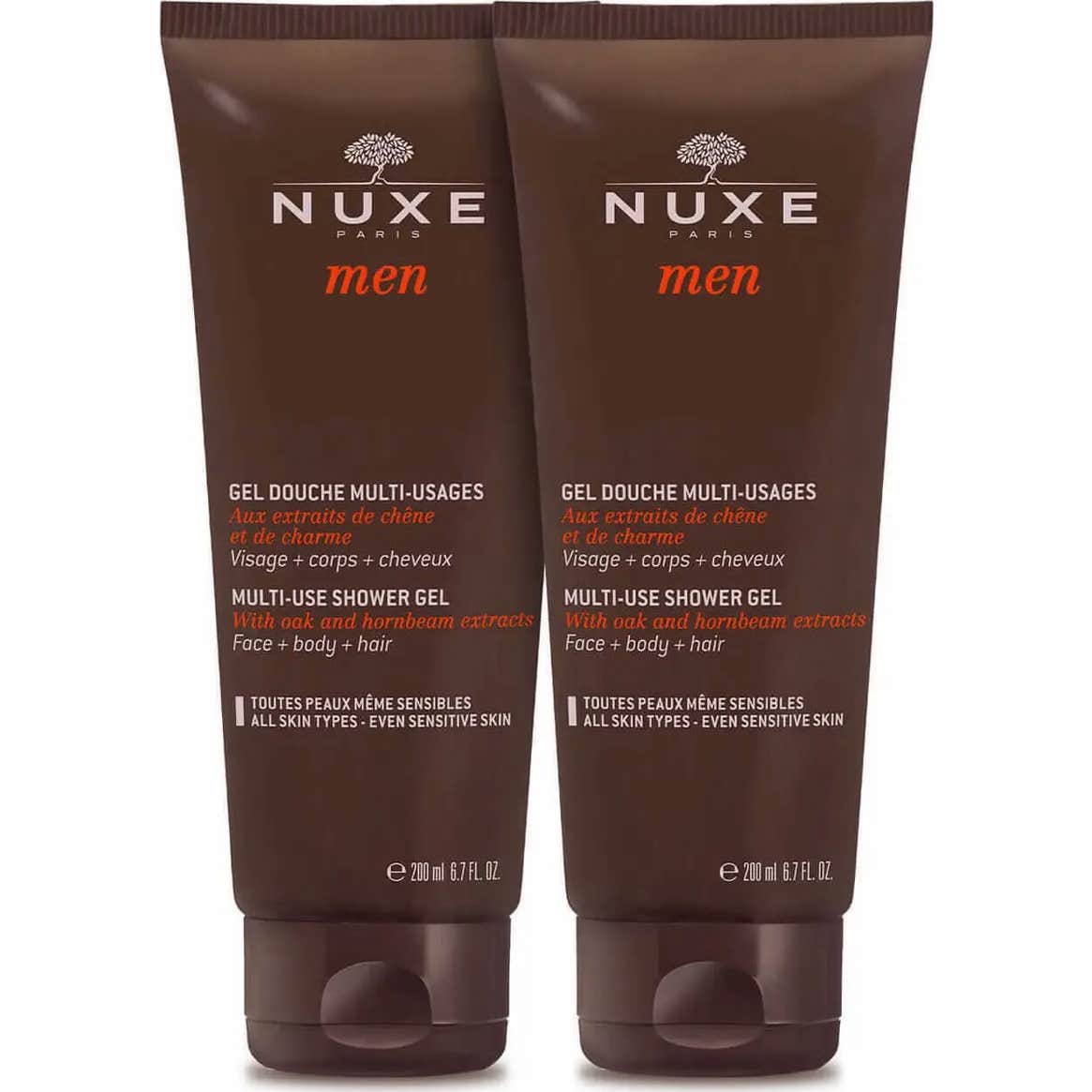 Nuxe Men Gel Douche Multi-Usages 2x200ml
