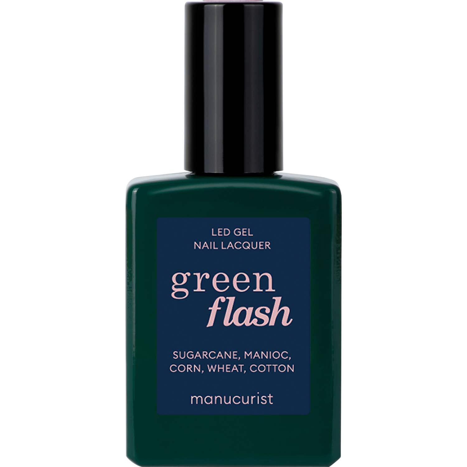 Bleu Manucurist Green Flash Led Nail Polish Navie Blue 15Ml