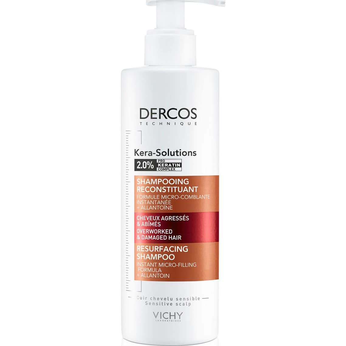 Vichy Dercos Kera Solutions Shampooing Reconstituant 250Ml