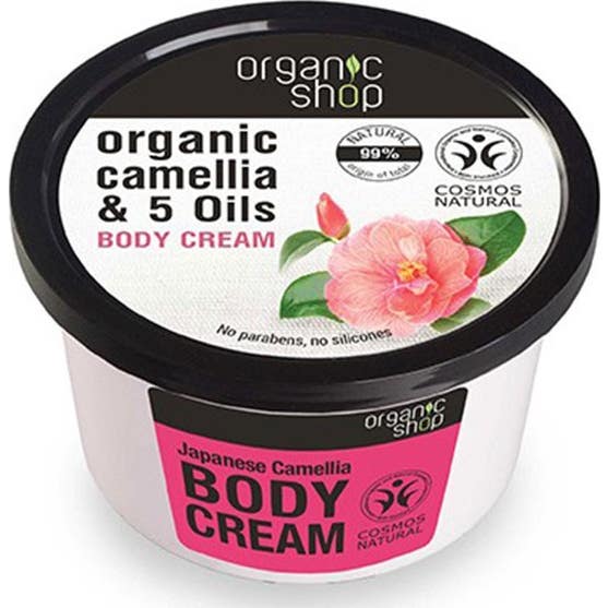 Organic Shop - Crème pour le corps au camélia japonais 250ml