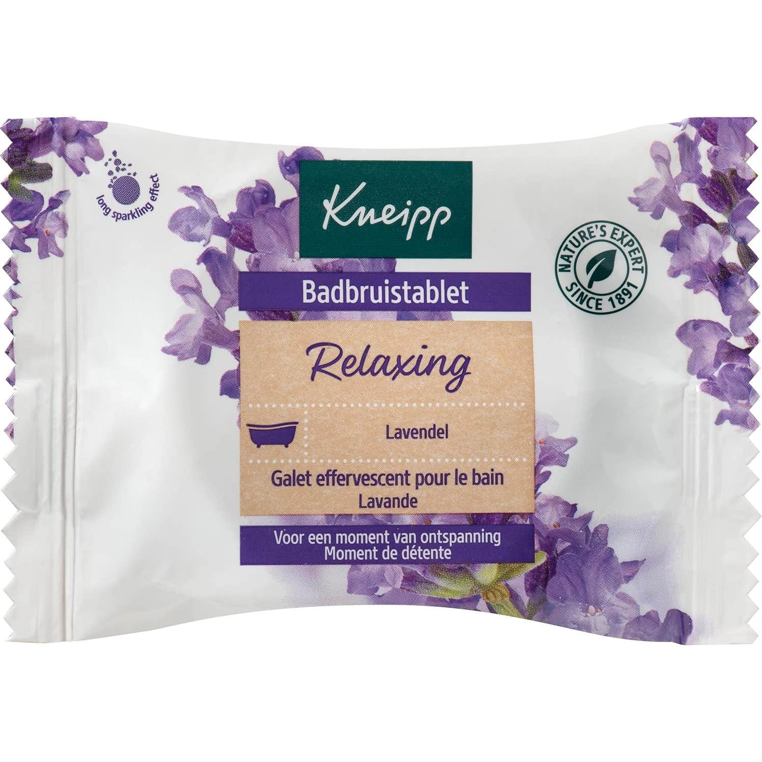 Kneipp Bulle Relaxante Galet Effervescent Pour Le Bain Lavande 80g