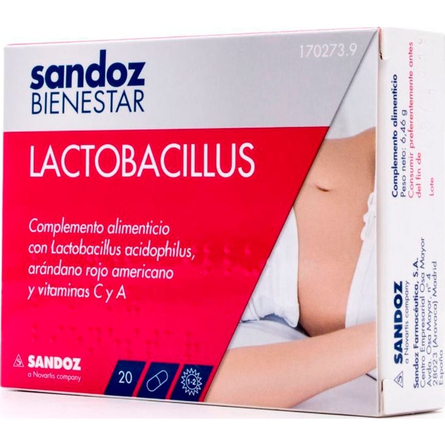 Sandoz Bienestar Lactobacillus 20caps
