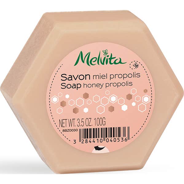 Melvita Savon Végétal Miel Propolis 100g