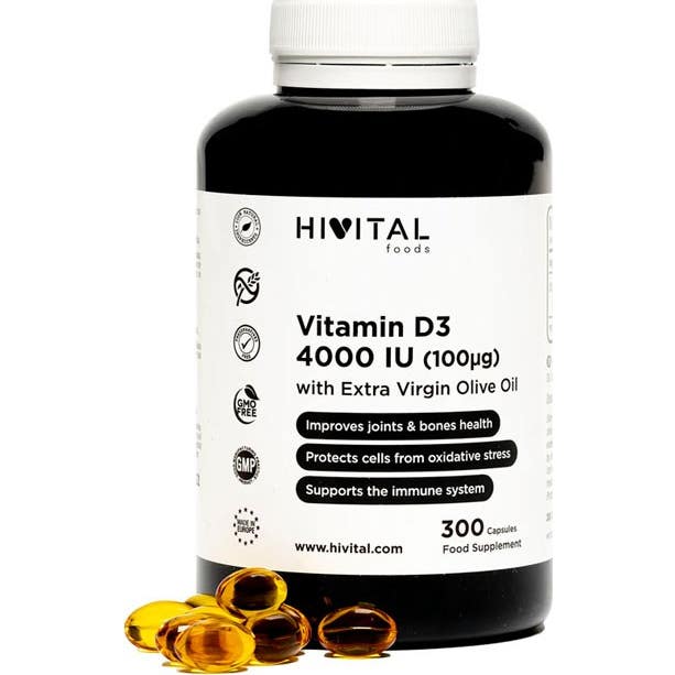 Vitamine D3 vitale 4000 UI 300 billes