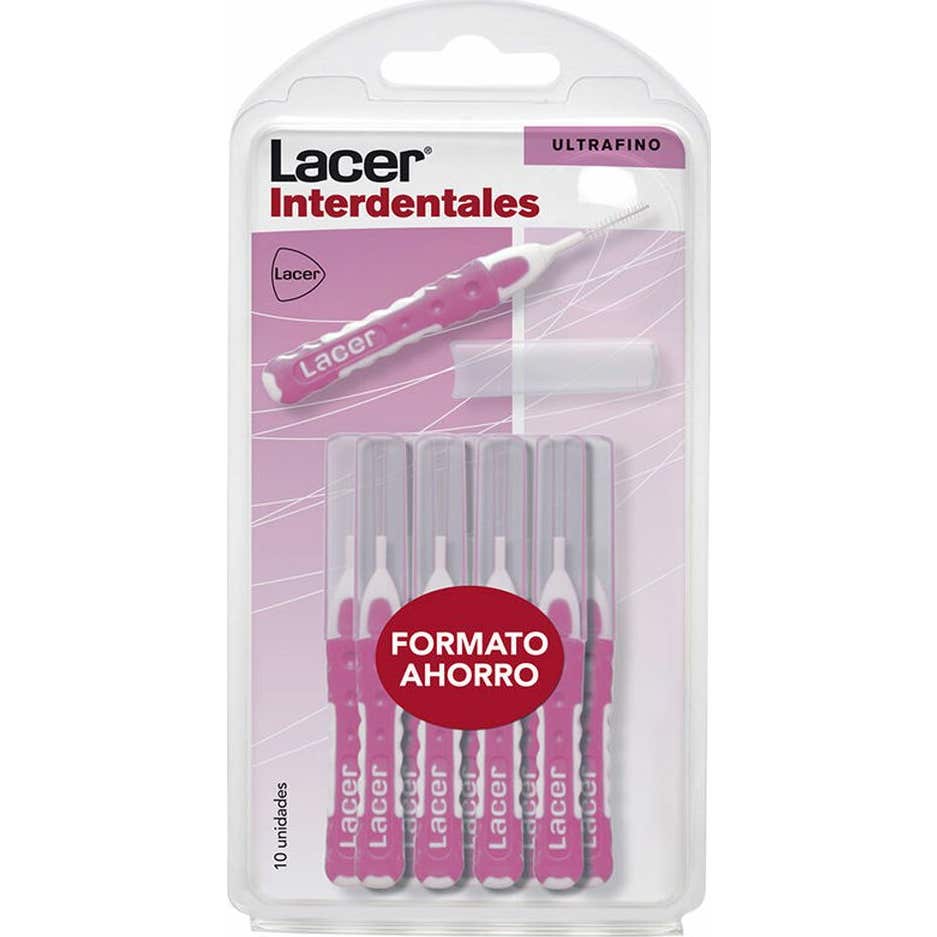 Lacer Interdental recto ultrafino ultrafino 10uds
