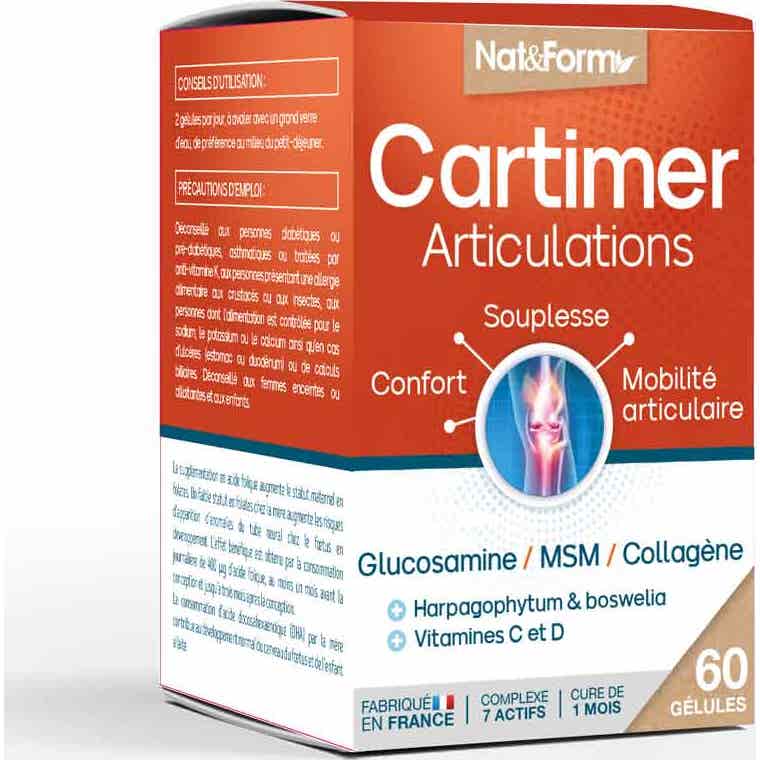 Nat & Form Cartimer Articulations 60 Gélules