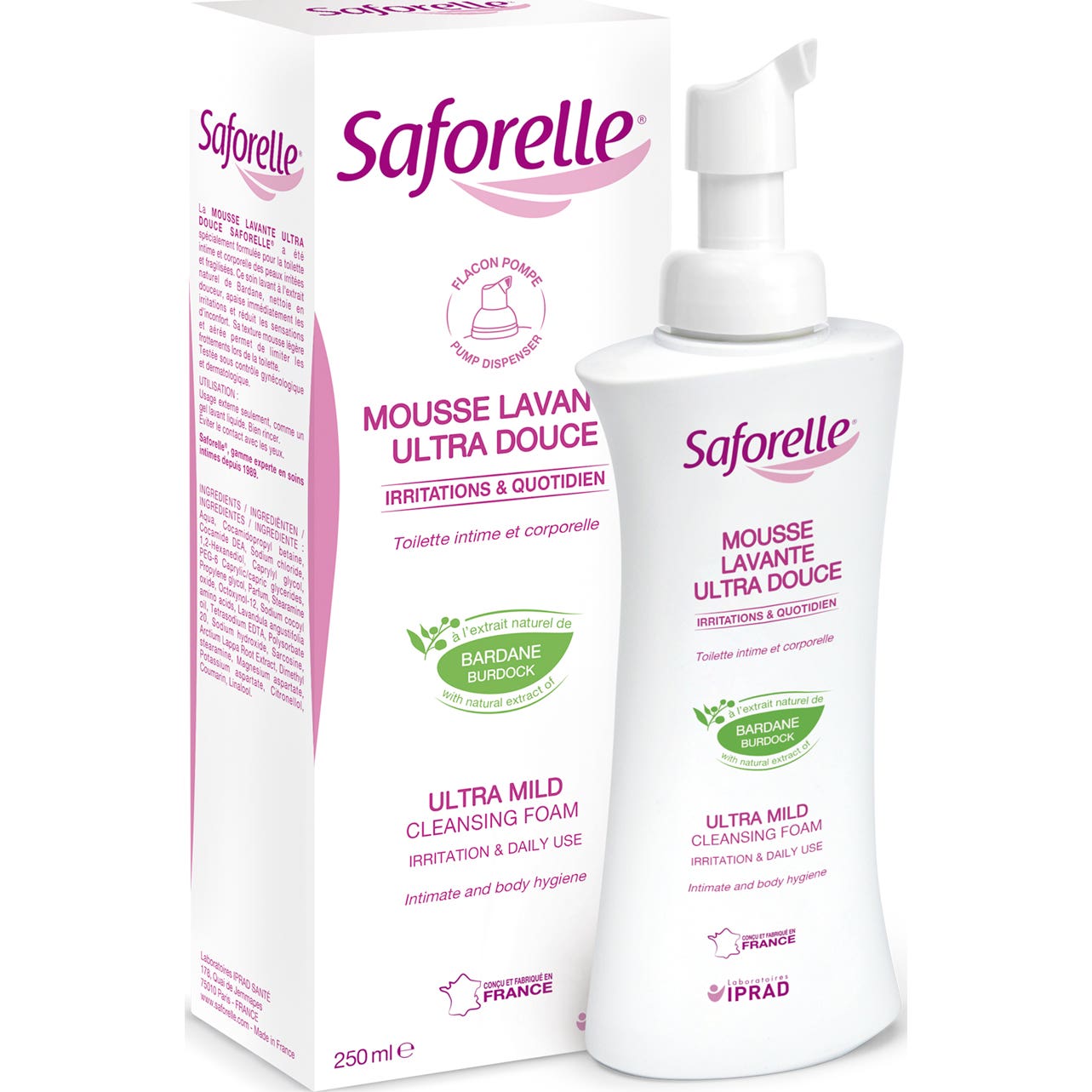 Saforelle Mousse Lavante Ultra Douce 250 ml
