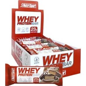 Nutrisport Barre Protéinée Whey Crème Caramel Bio 12x70g