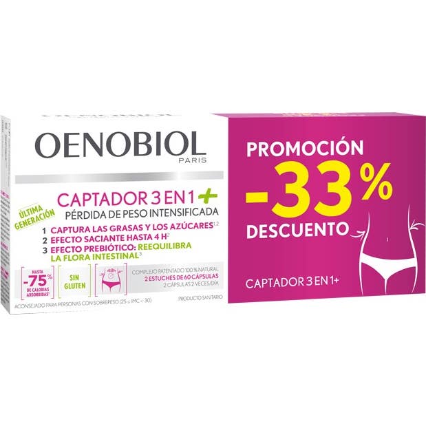 Oenobiol Capteur 3en1+ 2x60 Capsules