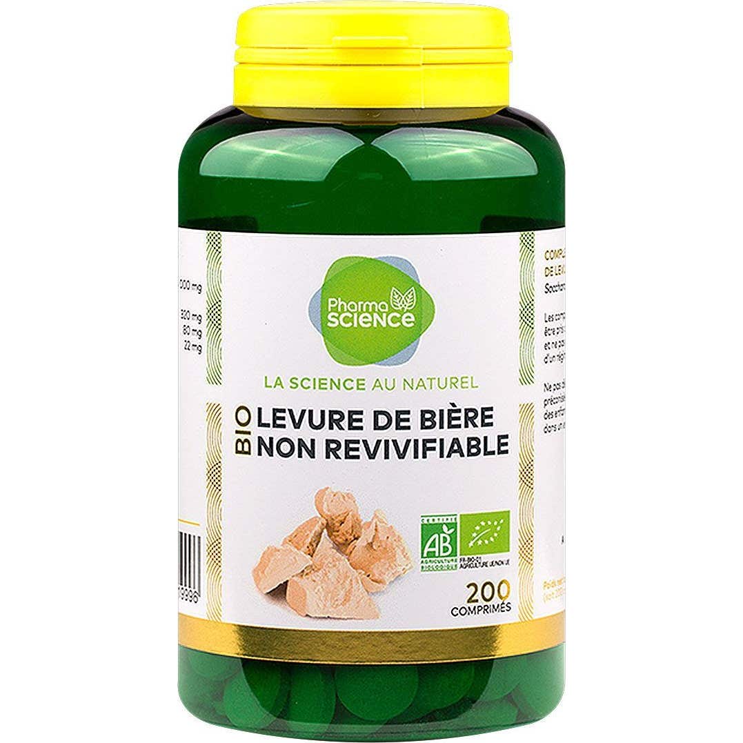Pharmascience Levure De Bière Non Revivifiable 200comp