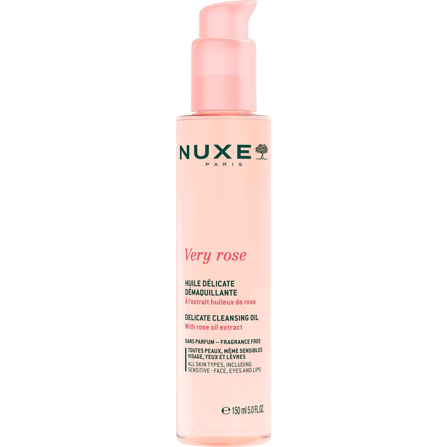 Nuxe Very Rose Huile Délicate Démaquillante 150ml