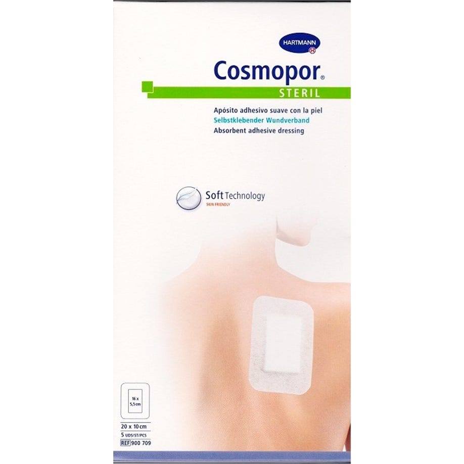 Cosmopor Steril 20x10cm 5 pansements