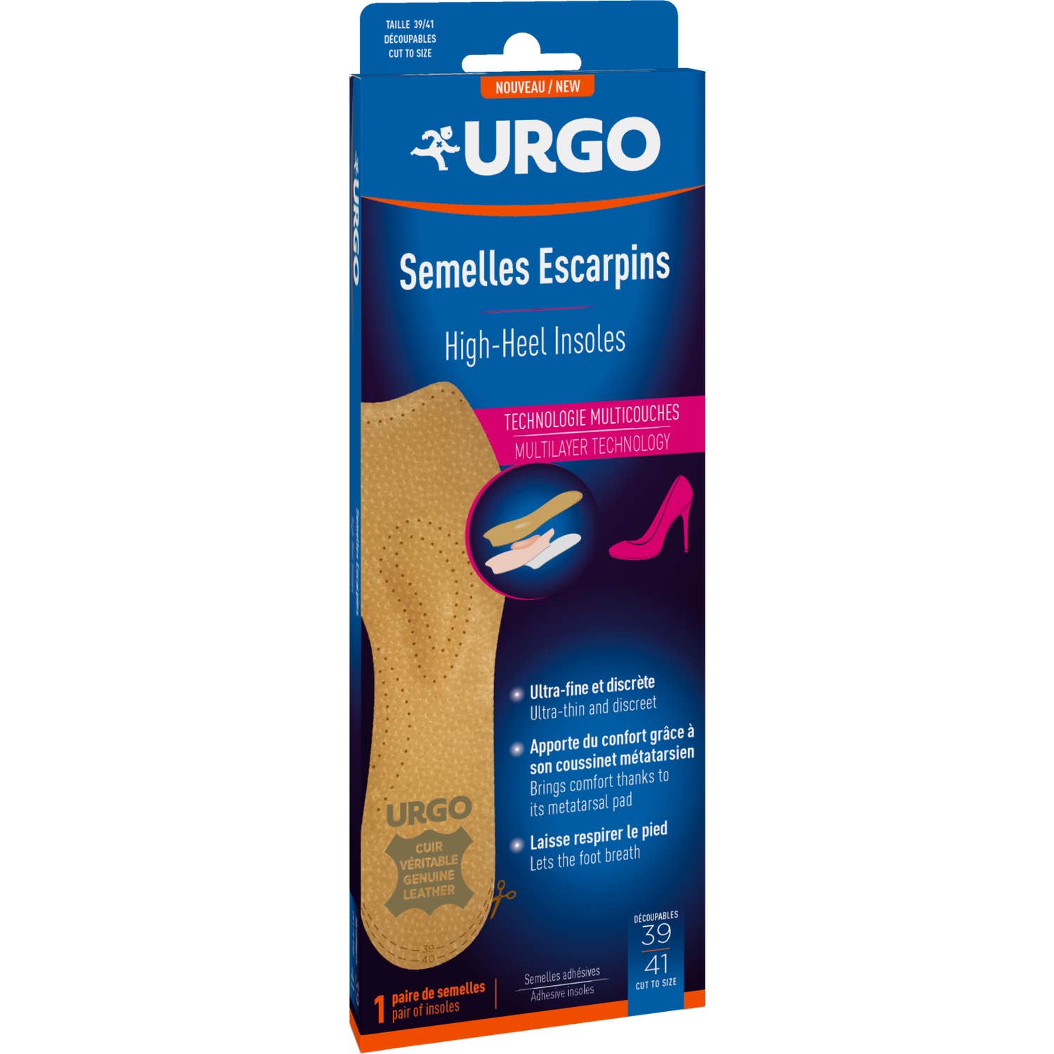 Urgo Semelles Escarpins 39-41