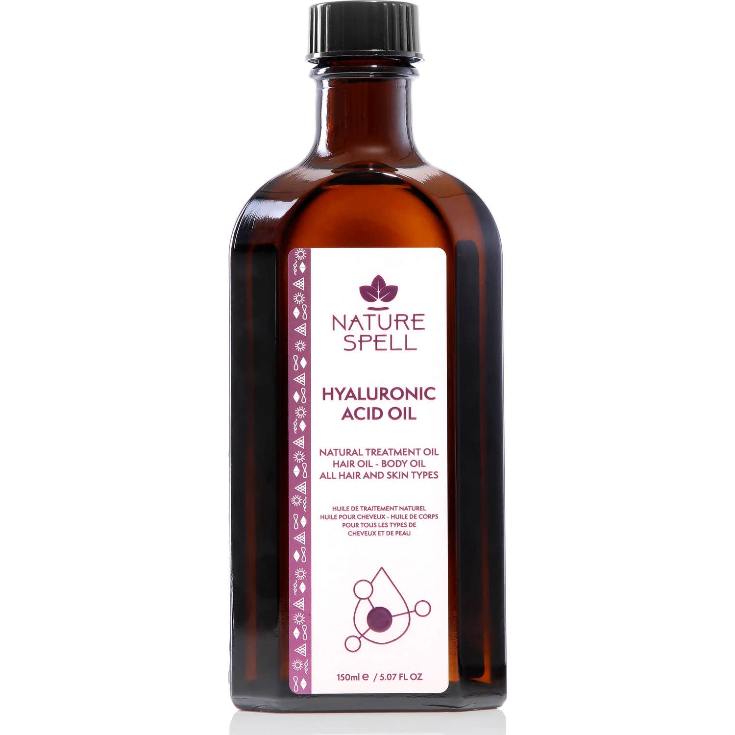 Nature Spell Huile Corps Cheveux Acide Hyaluronique 150ml