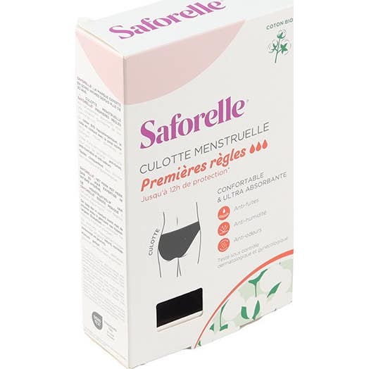 Saforelle Culotte Menstruelle Premières Règles 12-14 Ans 1 Unité
