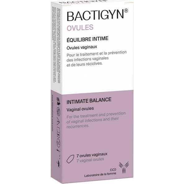 Laboratoire CCD Bactigyn Equilibre Intime 7 Ovules Vaginaux