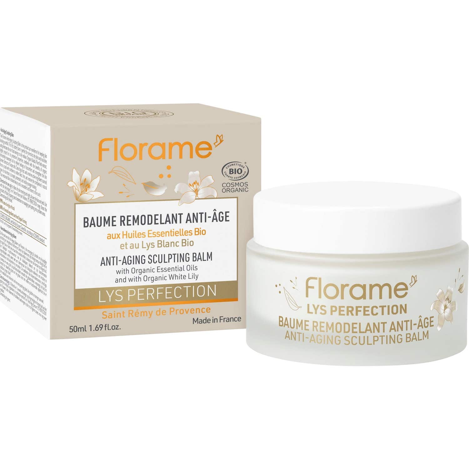 Florame Lys Perfection Baume Remodelant Anti-Âge Bio 50ml