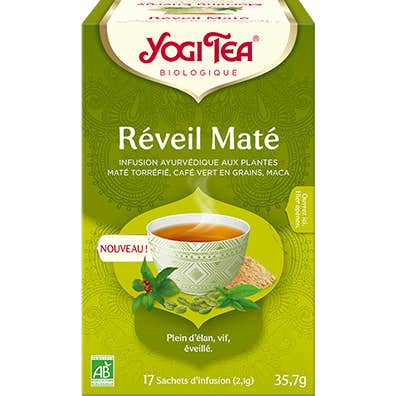 Yogi Tea Énergie Matinale Infusion Bio 17 Sachets