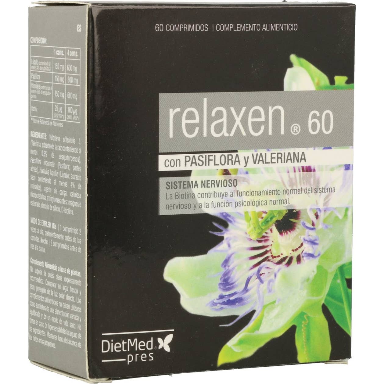 Dietmad Relaxen Passiflore Valériane 60comp
