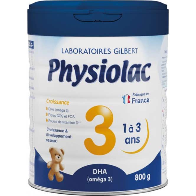 Physiolac Croissance Lait 3eme Âge 800g