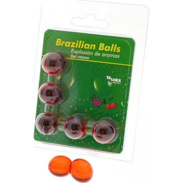Diverty Sex Taloka Brazilian Balls Intimate Gel Strawberry & Cherry 5uds