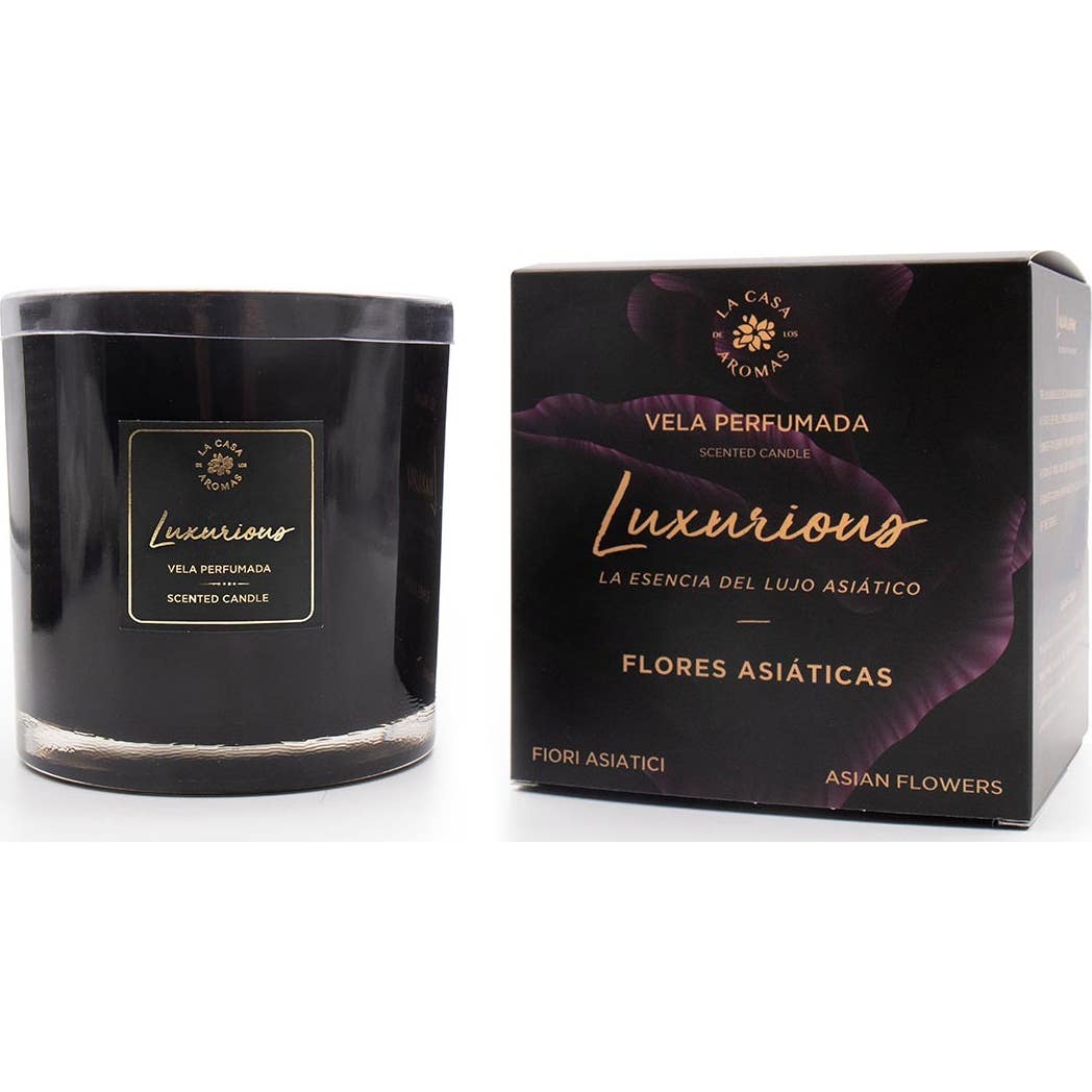 La Casa de los Aromas Bougie Parfumée de Luxe Fleurs d'Asie 650g