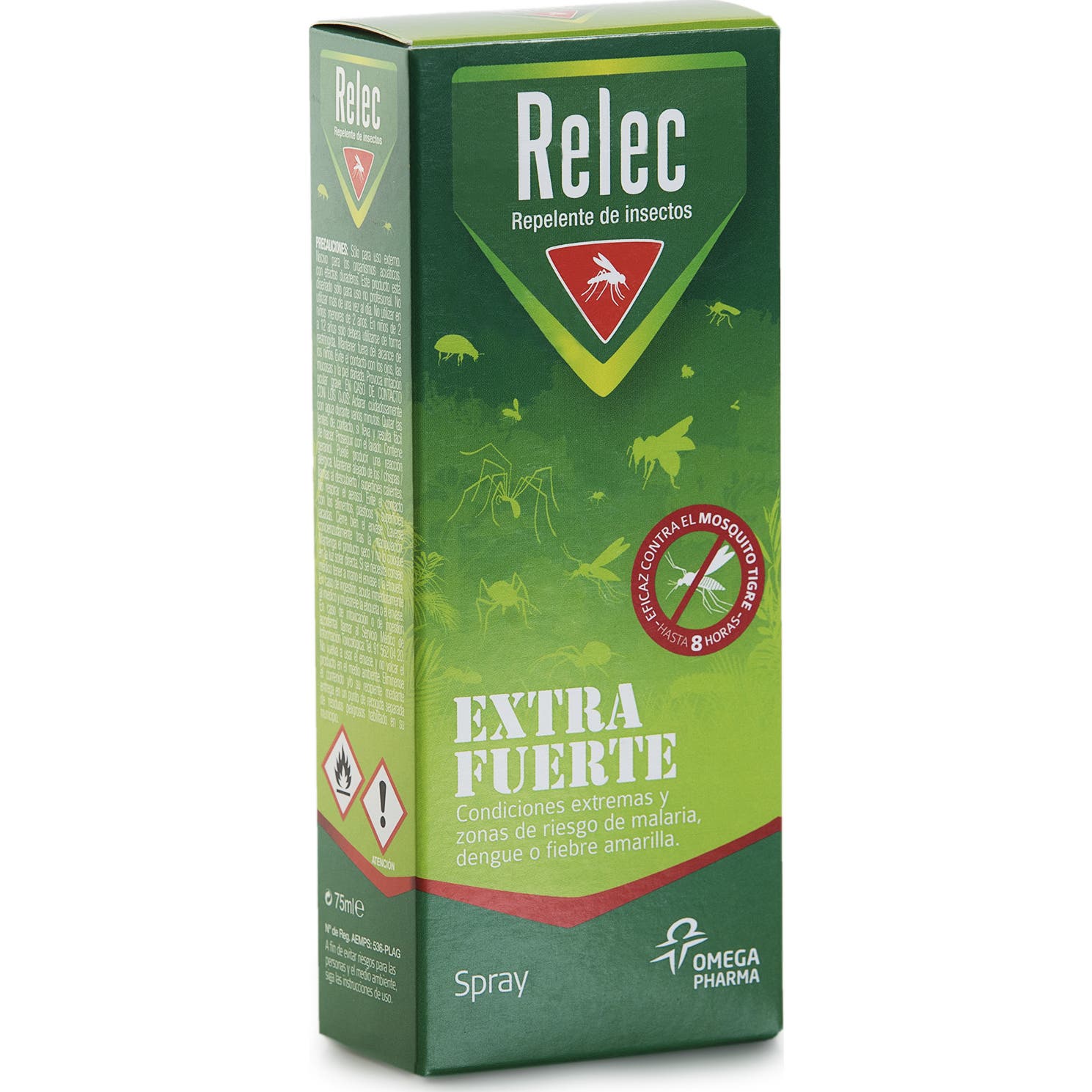 Relec Répulsif Insectes Extra Fort 75ml