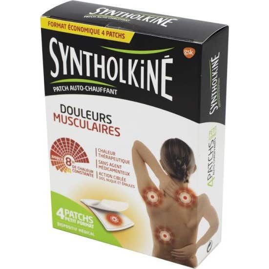 Syntholkiné Patch Chauffant Petit Format 4 unités