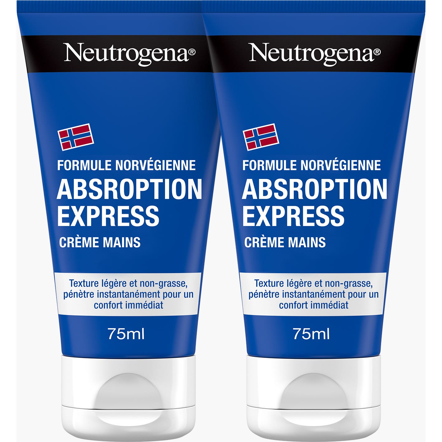 Neutrogena® Crème Mains Absorption Express 2x75ml