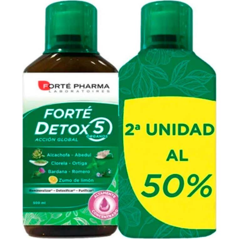 Forté Pharma Forté Détox 5 Organes 2x500ml