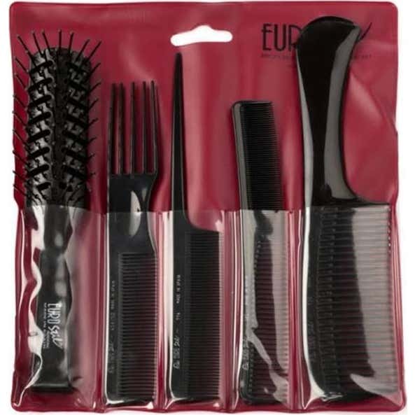 Eurostil Mallette Professionnelle 4 Peignes et Peigne Squelette