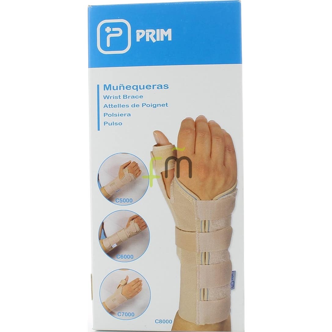 Prim Wrist Brace Thumb Splint C800 Left Beige 12-15cm TXL 1pc