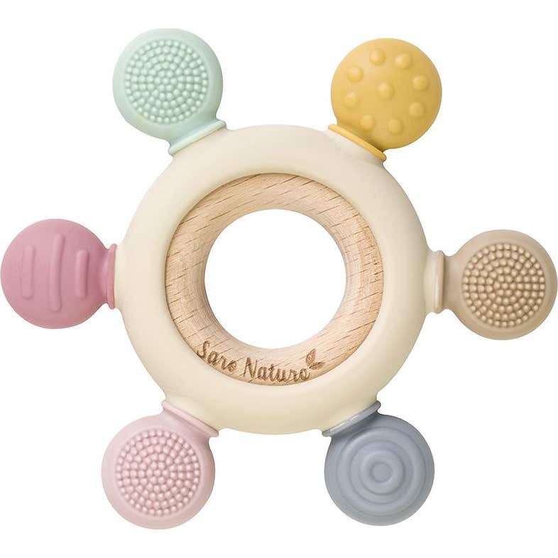 Saro Anneau De Dentition Sensoriel Bois Silicone