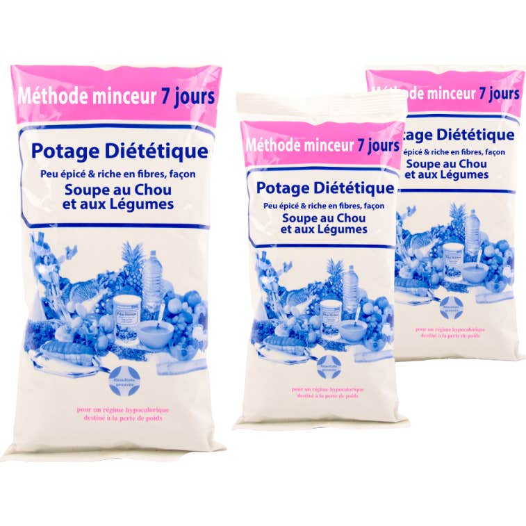 Annedelona Éco-Recharge 84 Soupes Au Chou Minceur Brûle Graisses 3x300g