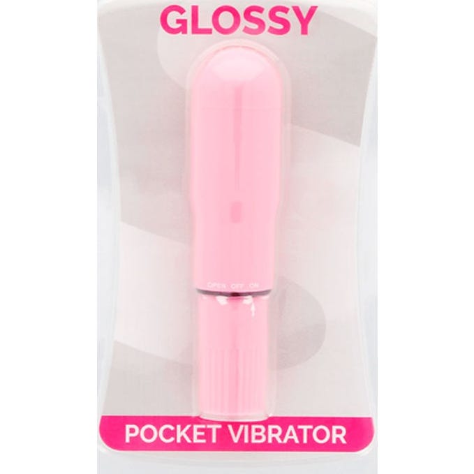 Glossy Pocket Vibrator Pink