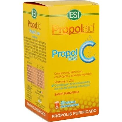 Propolaid Propol C 1000mg 20 Tablettes Effervescentes