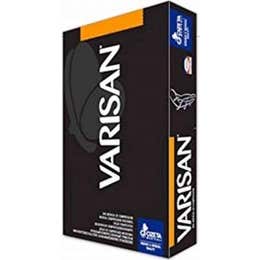 Varisan Varisoft 2 Chaussette Transparent Court Noir T4 1 Paire