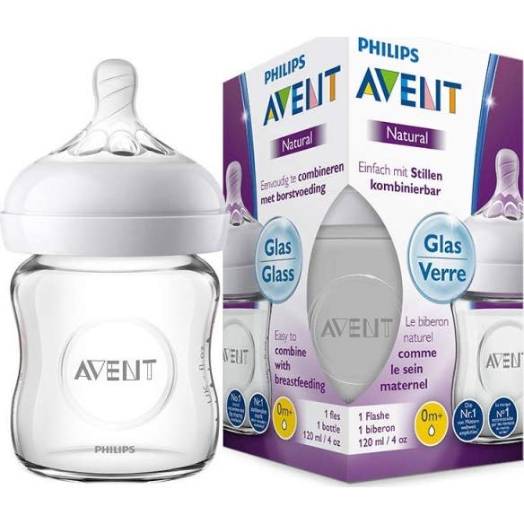 Avent Bouteille en verre naturel 120ml