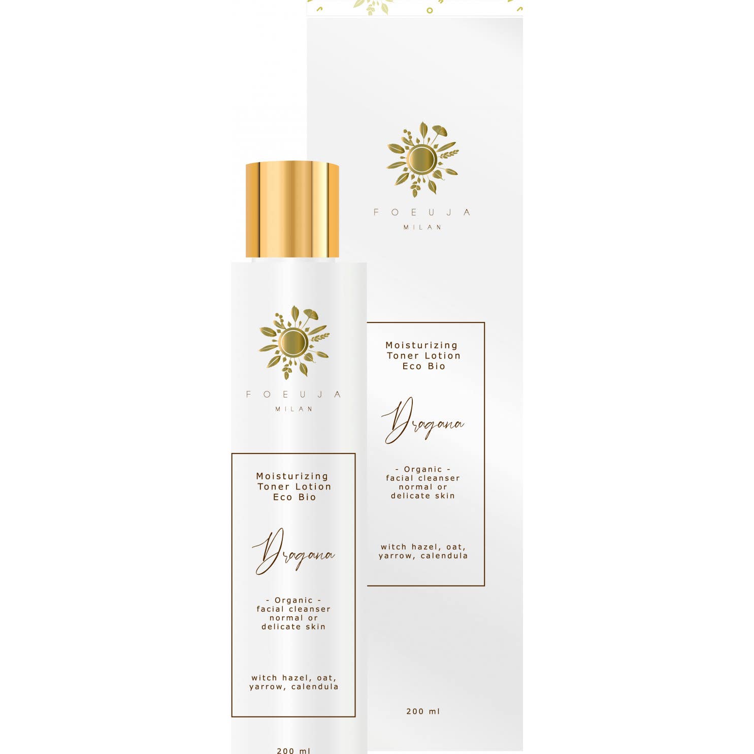 Foeuja Dragana Lotion Tonique Hydratante Eco Bio 200ml