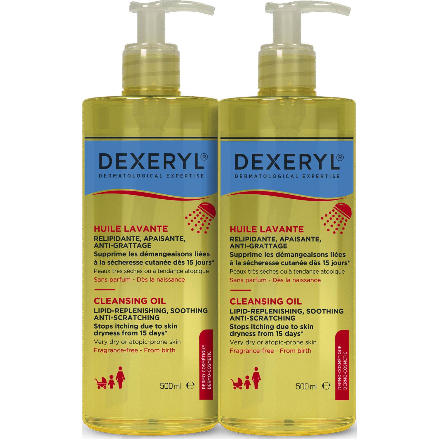 Dexeryl Huile Lavante 2x500ml