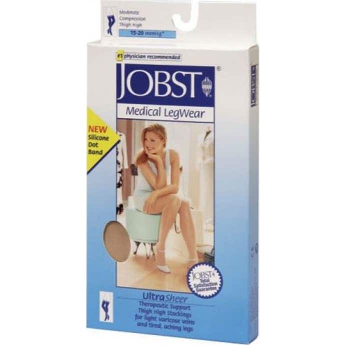 Jobst Ultra Sheer Media 15-20mmhg Naturel T3 1 Par