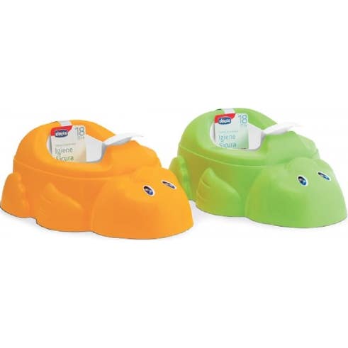 Chicco Potty Paperotto Green or Orange with Garnish 1 Unité