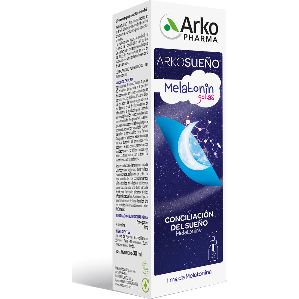 Arkopharma Arkosueño Melatonin Gouttes 30ml