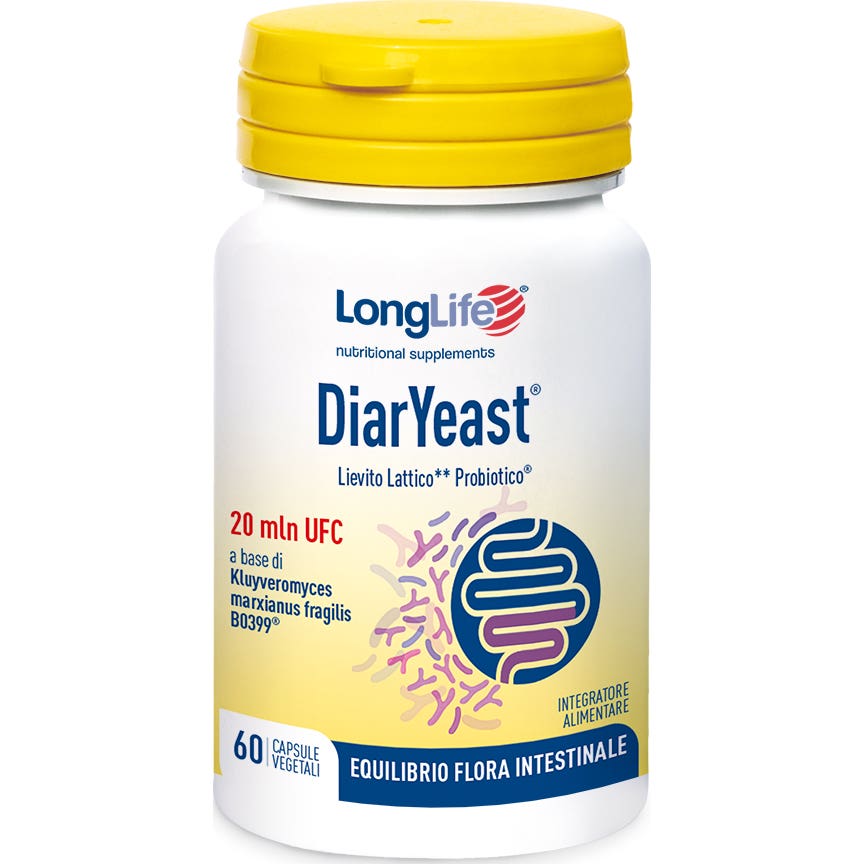 Longlife DiarYeast 60caps