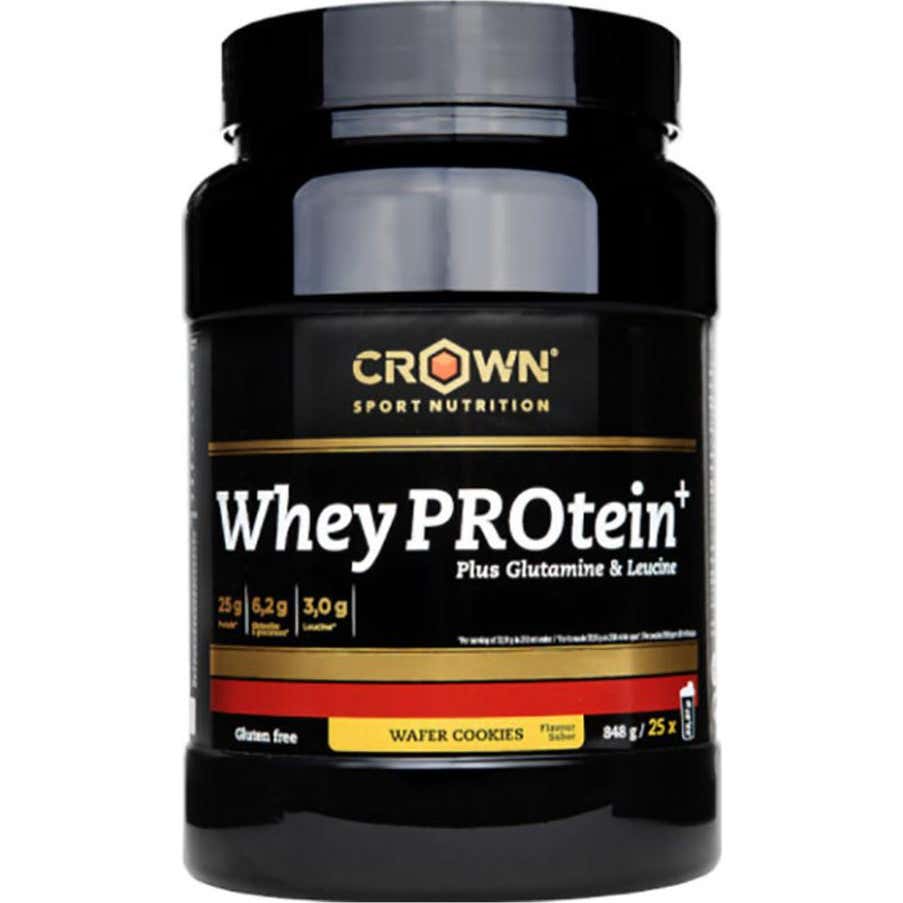 CROWN  Sport Nutrition Whey Protein+ Wafer Cookies Powder 848g Dor&eacute; 