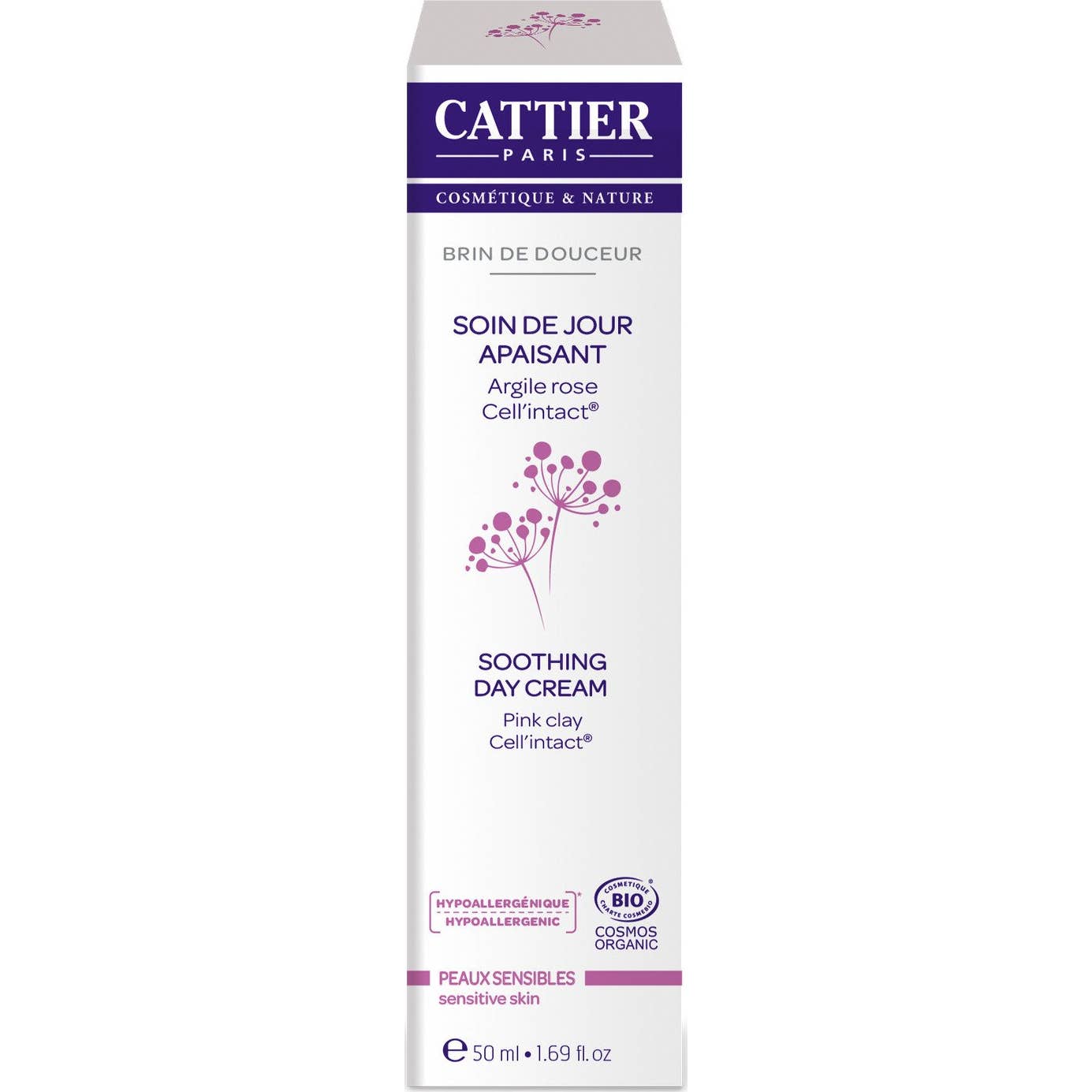 Cattier Crème de jour apaisante 50ml