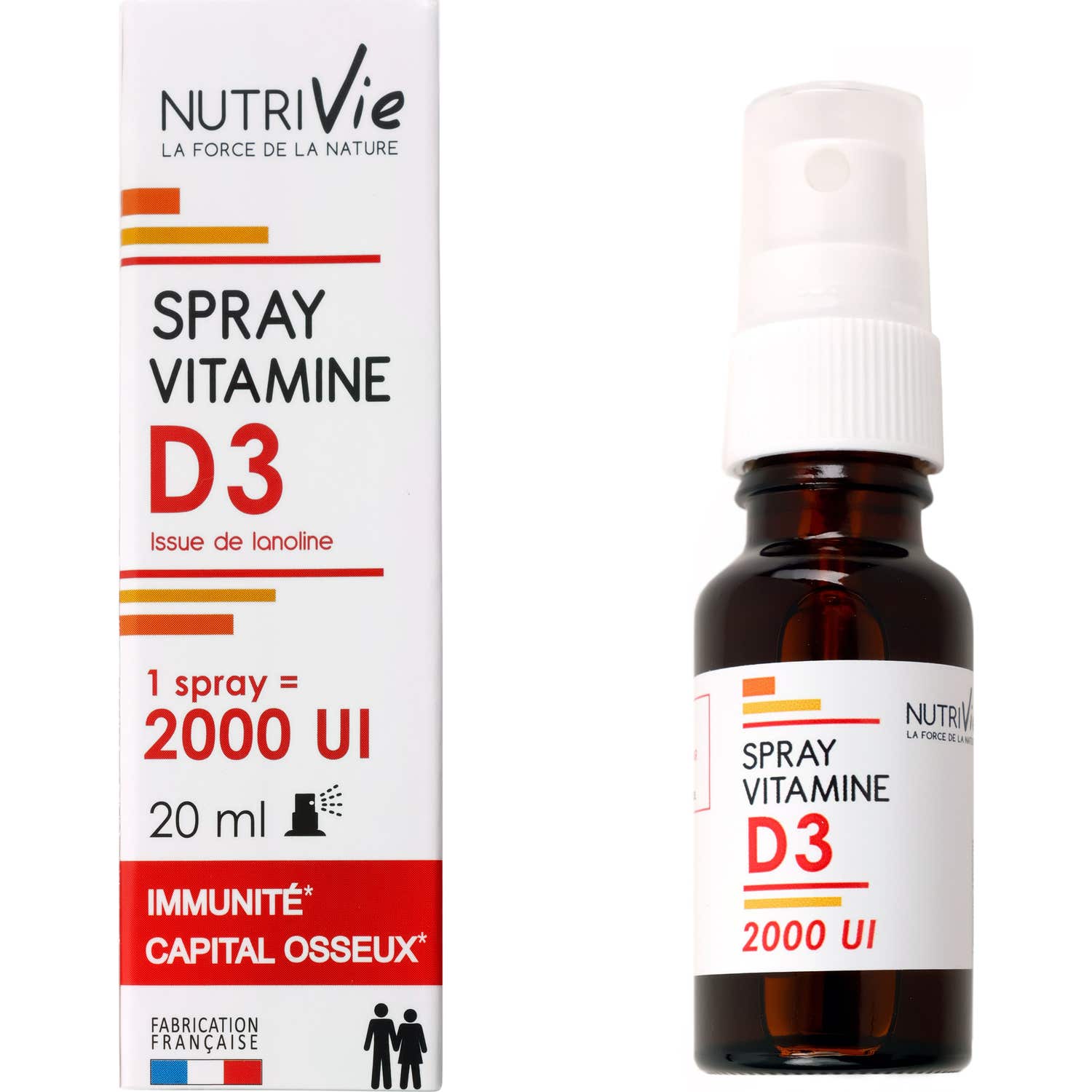 Nutrivie Spray Vitamine D3 2000 Ui 20ml